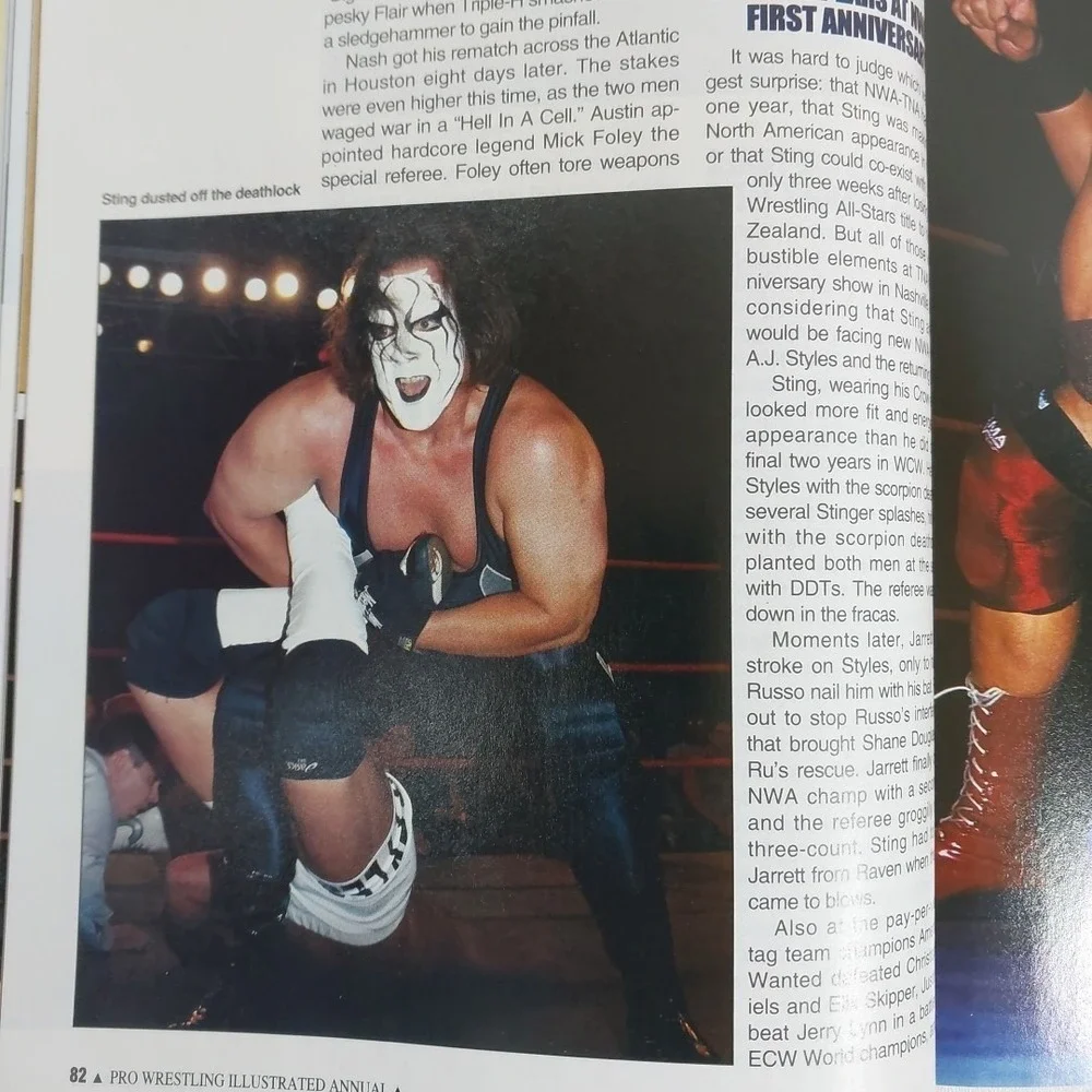 SPRING 2004 WRESTLING ILLUSTRATED ANNUAL MAGAZINE RANDY ORTON TRIPLE H RIC FLAIR